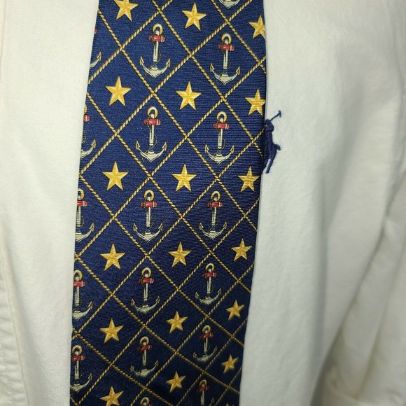 Tommy Hilfiger Men's Two Tone Silk Necktie - Picture 2 of 6